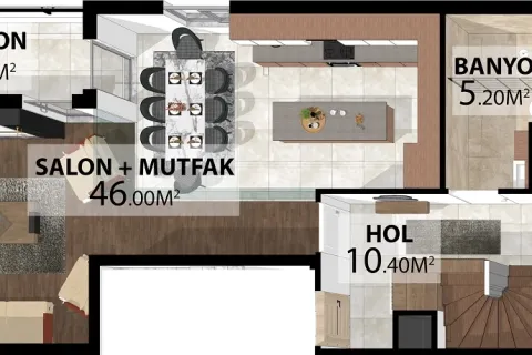5+1 Wohnung  in Mugla, Türkei Nr. 220196 - 18