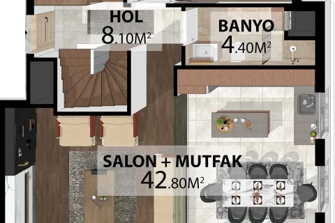 Продажа квартиры в Мугле, Турция 4+1, 174м2, №220195 – фото 18