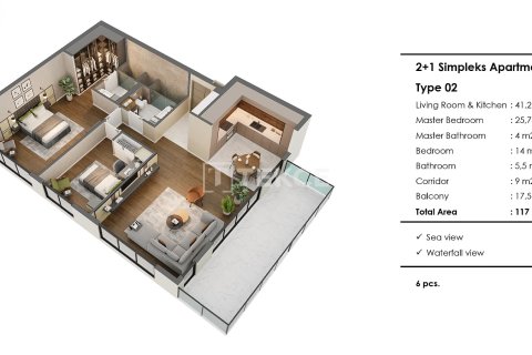 Daire 3+1 Antalya, Türkiye №215047 - 21