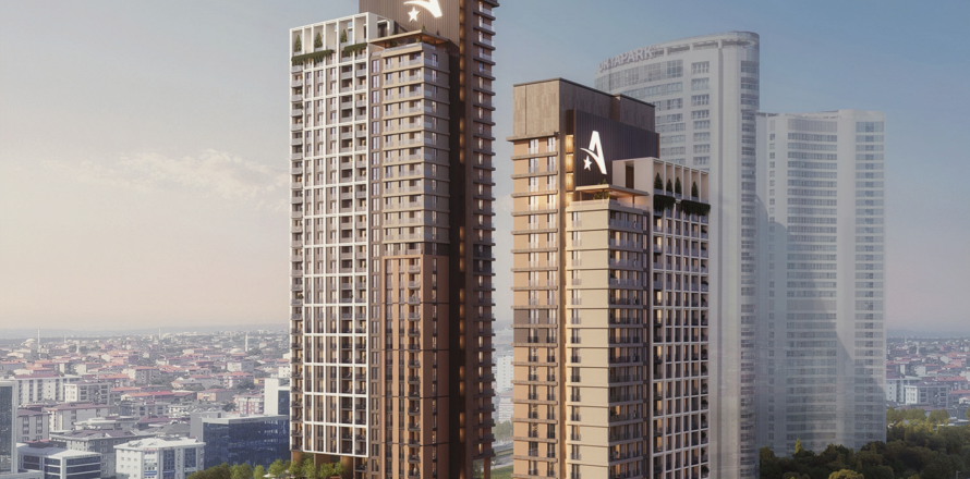 Квартира  1-х ком. в Стамбуле, Турция №215052