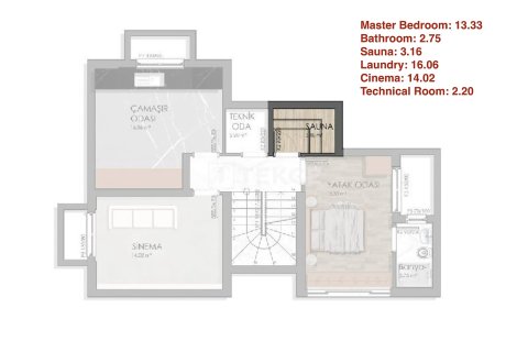 5+1 Villa i Kusadasi, Aydin, Tyrkia Nr. 215050 - 18