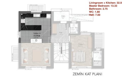 5+1 Villa i Kusadasi, Aydin, Tyrkia Nr. 215050 - 19