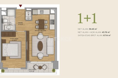 آپارتمان در Ankara ، ترکیه 4 خوابه ، 333 متر مربع. شماره 214888 - 13