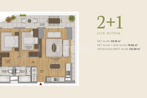 آپارتمان در Ankara ، ترکیه 4 خوابه ، 333 متر مربع. شماره 214888 - 15