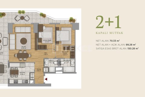 آپارتمان در Ankara ، ترکیه 4 خوابه ، 333 متر مربع. شماره 214888 - 14