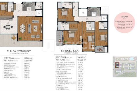 5+1 Villa  i Bueyuekcekmece, Istanbul, Tyrkiet Nr. 214890 - 24