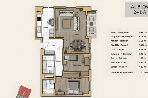 Lägenhet  i Küçükçekmece, Istanbul, istanbul, Turkiet Nr. 228465 - 27