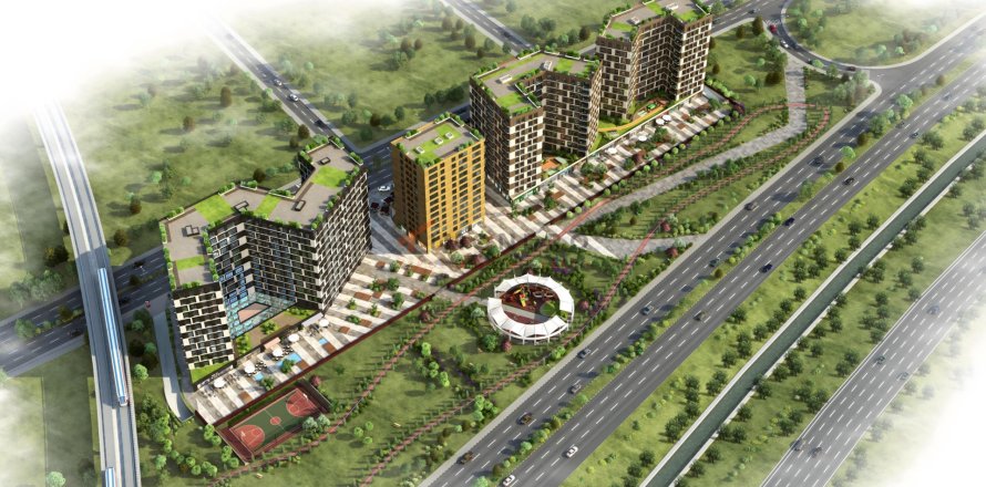 1+1 Lägenhet  i Küçükçekmece, Istanbul, istanbul, Turkiet Nr. 228466