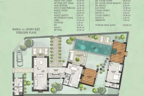 Villa  4+1  Türkbükü, Muğla, Türkiye №234234 - 21