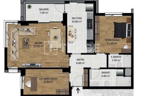 2+1 Wohnung  in Antalya, Türkei Nr. 222304 - 28