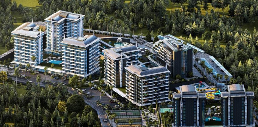 Квартира  2-х ком. в Авсалларе, Анталья, Турция №222300