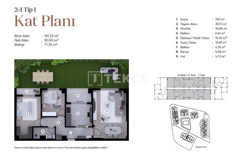 3+1 Lägenhet  i Bursa, Turkiet Nr. 216094 - 18