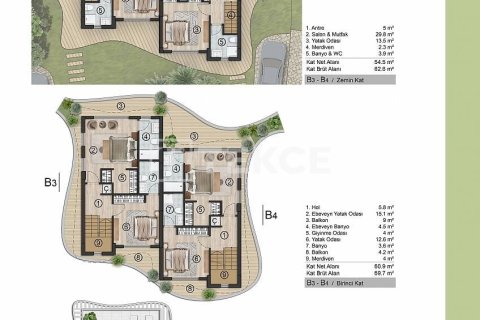 ویلا در Girne ، ترکیه 3 خوابه ، 130 متر مربع. شماره 219743 - 20