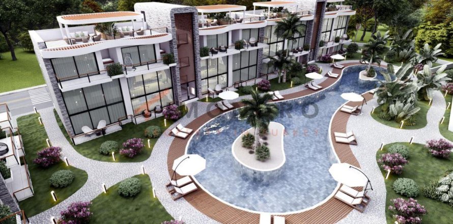 Квартира 1+1 в Эсентепе, Гирне, Северный Кипр №214973