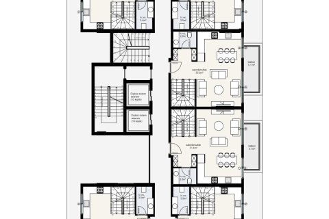 Apartment for sale  in Alanya, Antalya, Turkey, 1 bedroom, 60m2, No. 47428 – photo 29
