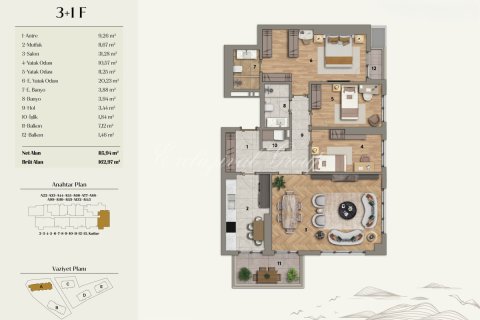 1+1 Leilighet i Istanbul, Tyrkia Nr. 237966 - 27
