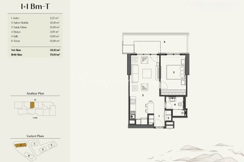 1+1 Leilighet i Istanbul, Tyrkia Nr. 237966 - 25