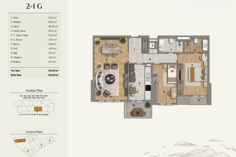 1+1 Leilighet i Istanbul, Tyrkia Nr. 237966 - 26