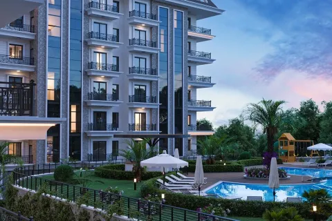 1+1 Lejlighed  i Alanya, Antalya, Tyrkiet Nr. 220418 - 14