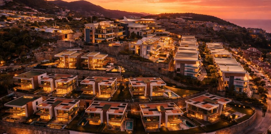 ویلا در  Alanya ، ترکیه 3 خوابه ، 162 متر مربع.  شماره 221661