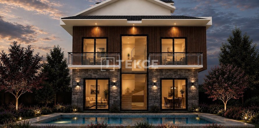 3+1 Villa i Fethiye, Mugla, Tyrkia Nr. 238075