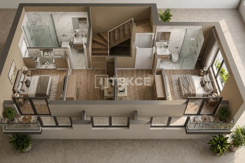 3+1 Villa i Fethiye, Mugla, Tyrkia Nr. 238075 - 7