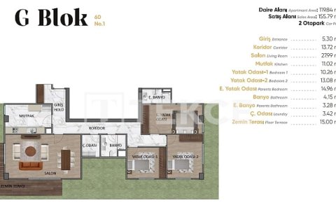 4+1 Wohnung  in Istanbul, Türkei Nr. 215391 - 14