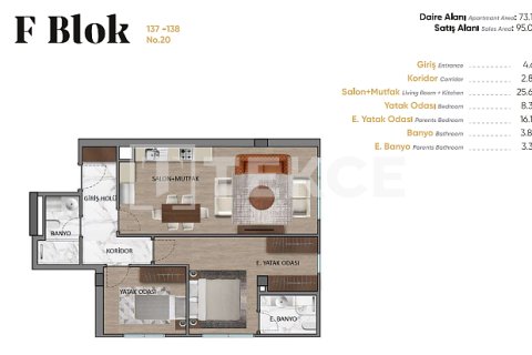 2+1 Wohnung  in Istanbul, Türkei Nr. 215389 - 13