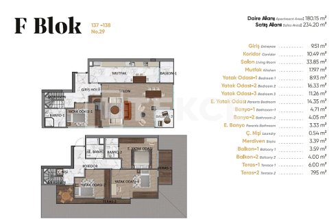 2+1 Wohnung  in Istanbul, Türkei Nr. 215389 - 15