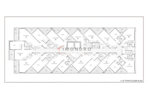 3+1 Lejlighed  i Gaziveren, Guzelyurt,  Nr. 212487 - 10