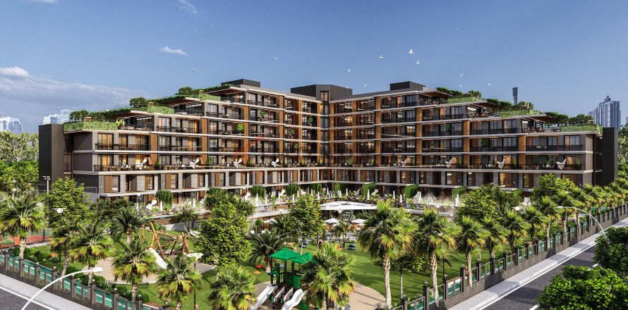 1+1 Lejlighed  i Aksu, Antalya, Tyrkiet Nr. 212877