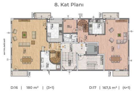 3+1 Lägenhet i Izmir, Turkiet Nr. 214884 - 14
