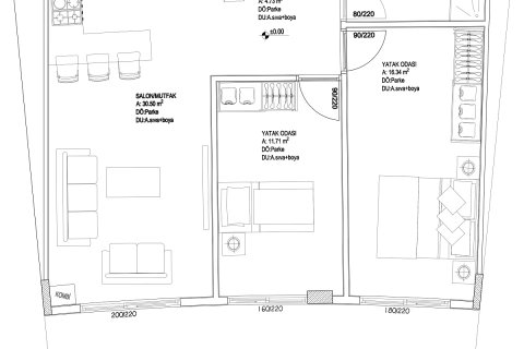 Wohnung  in Mugla, Türkei Nr. 224268 - 4