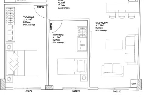 Lejlighed  i Mugla, Tyrkiet Nr. 224270 - 4