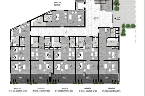 دفتر کار در  Alanya ، ترکیه 68 متر مربع.  شماره 215631 - 23