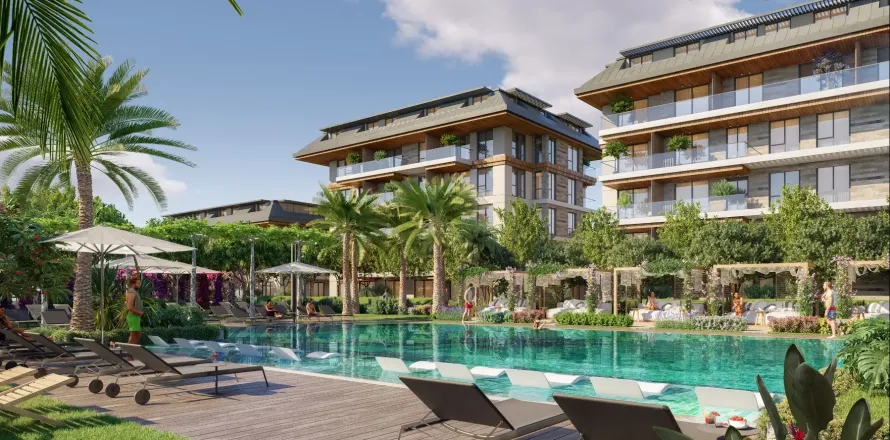 4+1 Lägenhet  i Oba, Antalya, Turkiet Nr. 219484