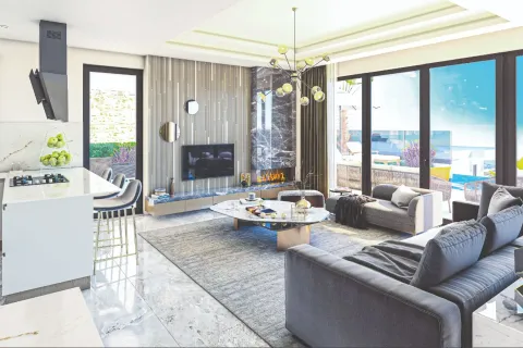 4+1 Villa  i Alanya, Antalya, Tyrkia Nr. 219485 - 4