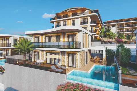 4+1 Villa  i Alanya, Antalya, Tyrkia Nr. 219485 - 11