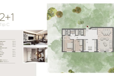 3+1 Lägenhet i ankara, Turkiet Nr. 237636 - 22
