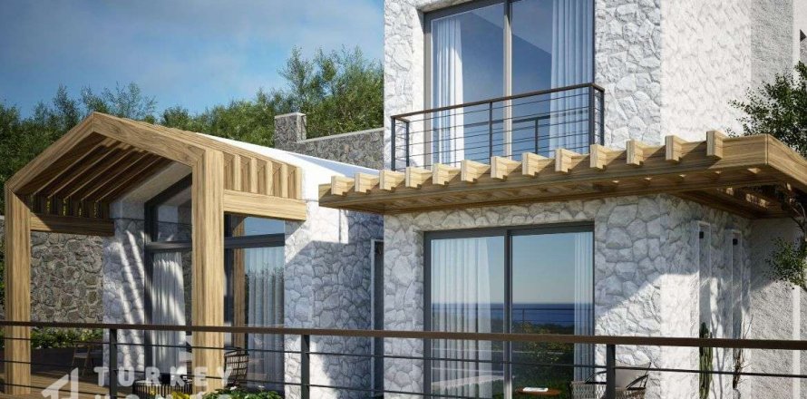 Villa  3+1  Gümüşlük, Muğla, Türkiye №233672