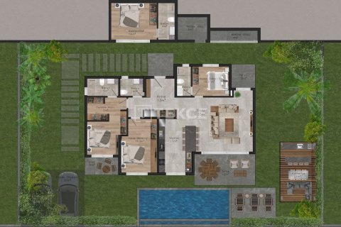 5+1 Villa  in Bodrum, Mugla, Türkei Nr. 64837 - 28