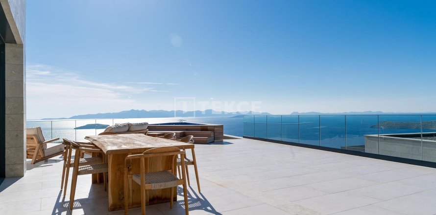 4+1 Villa i Bodrum, Mugla, Tyrkia Nr. 64838