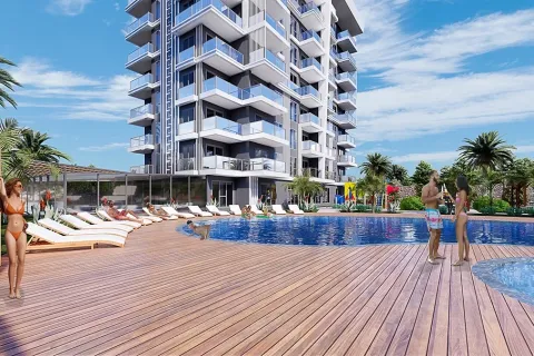 1+1 Lejlighed  i Alanya, Antalya, Tyrkiet Nr. 223676 - 6