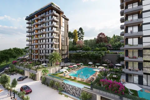 1+1 Lejlighed  i Alanya, Antalya, Tyrkiet Nr. 223673 - 22