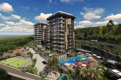 Daire  1+1  Alanya, Antalya, Türkiye №223673