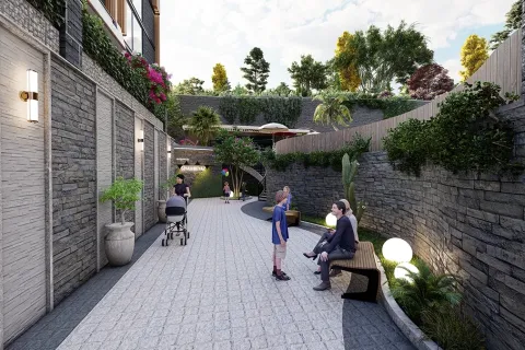 1+1 Lejlighed  i Alanya, Antalya, Tyrkiet Nr. 223673 - 14