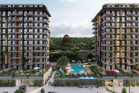 1+1 Lejlighed  i Alanya, Antalya, Tyrkiet Nr. 223673 - 2