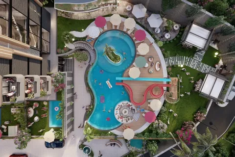 1+1 Lejlighed  i Alanya, Antalya, Tyrkiet Nr. 223673 - 23