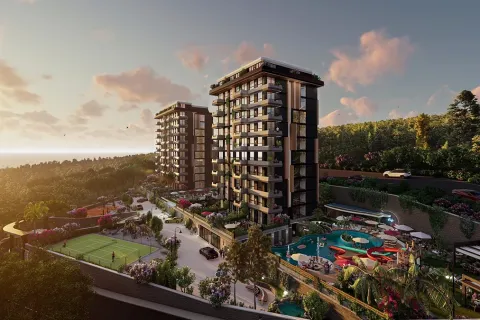 1+1 Lejlighed  i Alanya, Antalya, Tyrkiet Nr. 223673 - 3