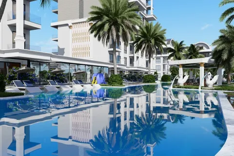 آپارتمان در  Alanya ، ترکیه 1 خوابه ، 50 متر مربع.  شماره 223675 - 16